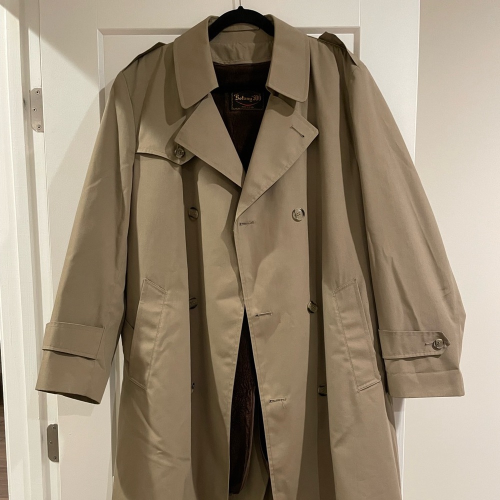 Vintage Botany 500 trench coat